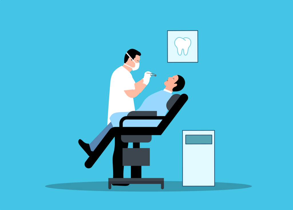 Oral Cancer Screening Illustration